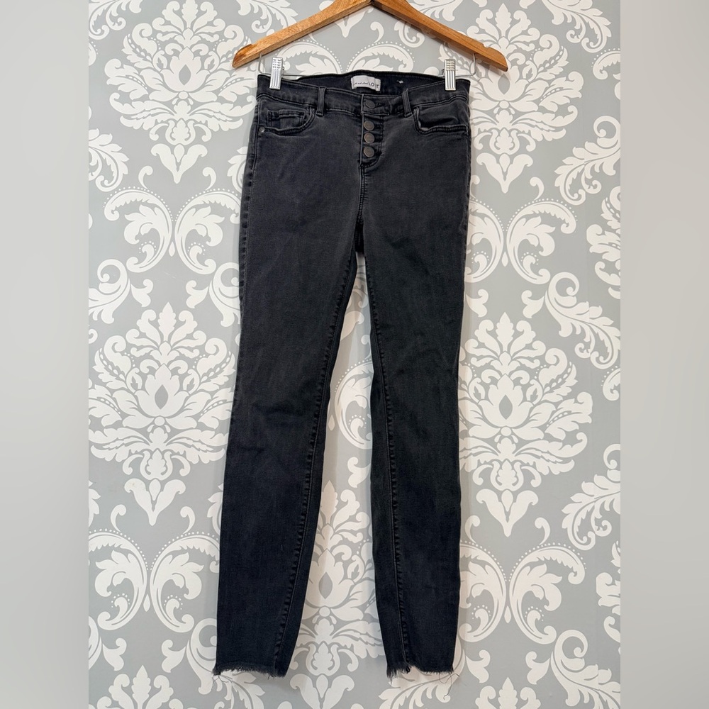 4/$25 •‎ LOFT Black Denim Modern Skinny Jeans
